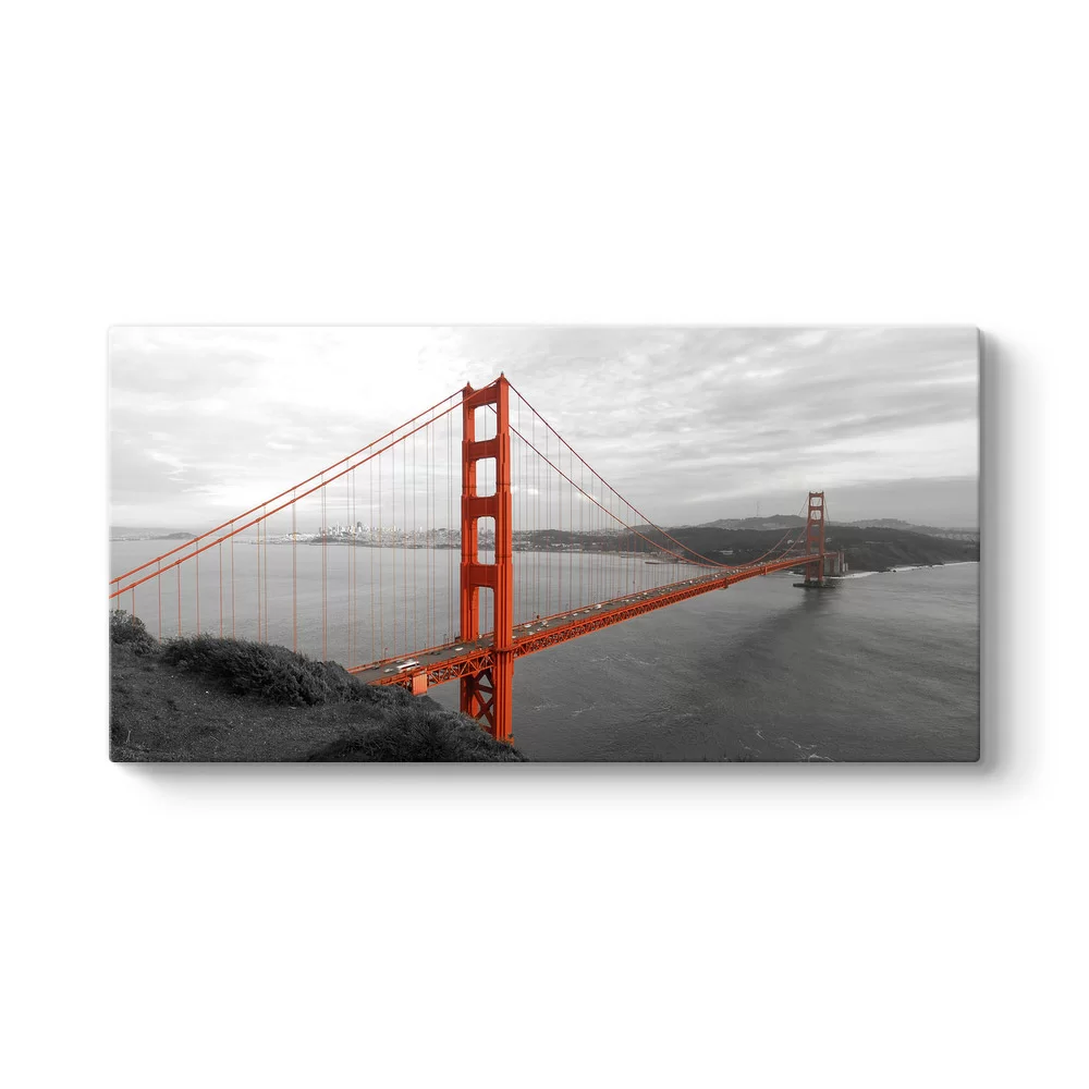 San Francisco Köprüsü Panorama Tablosu - Model 5